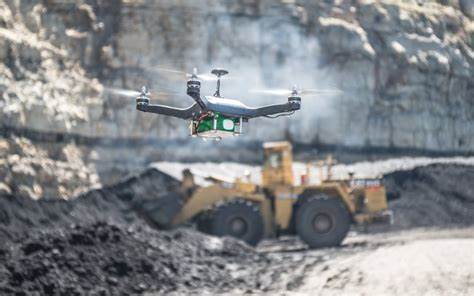 drone in mine